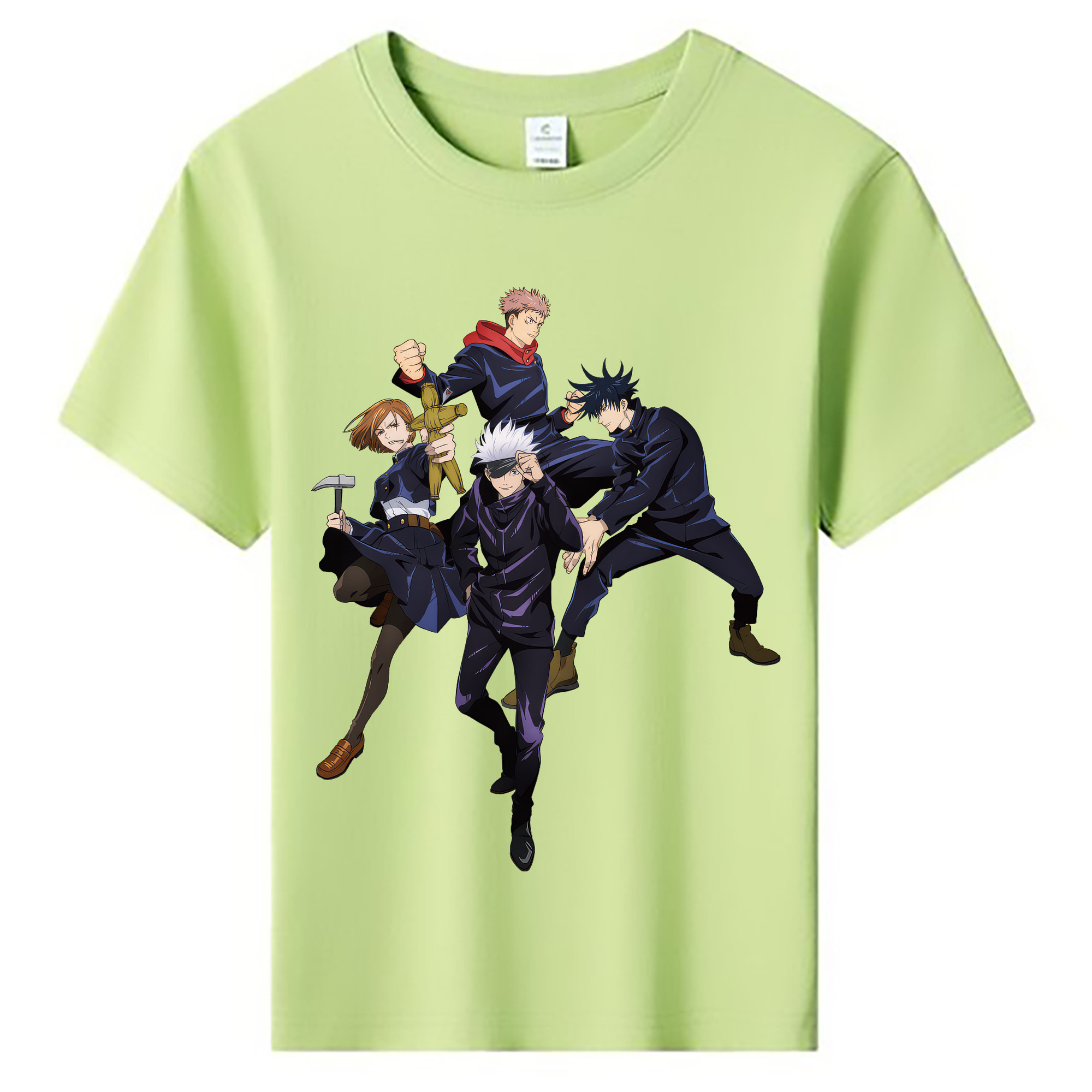 （画像用） 呪術廻戦 Jujutsu Kaisen 綿100％キッズTシャツ（フロントプリント）